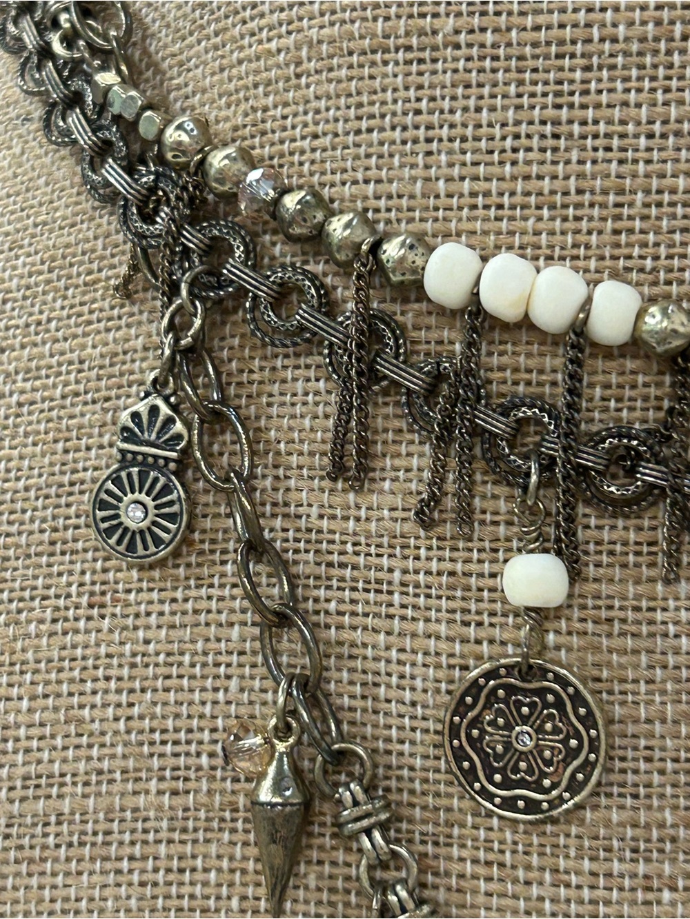 Retired Silpada K&R Bohemian Blossom multi strand convertible necklace. Stunning - Picture 10 of 16